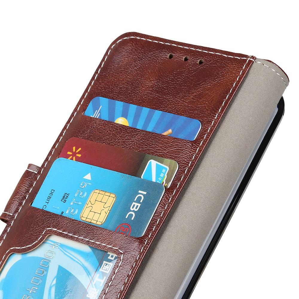 For Redmi K100 Pro 5G/Poco F9 Pro 5G Retro Crazy Horse Texture Leather Phone Case - Brown - EDA008494918B