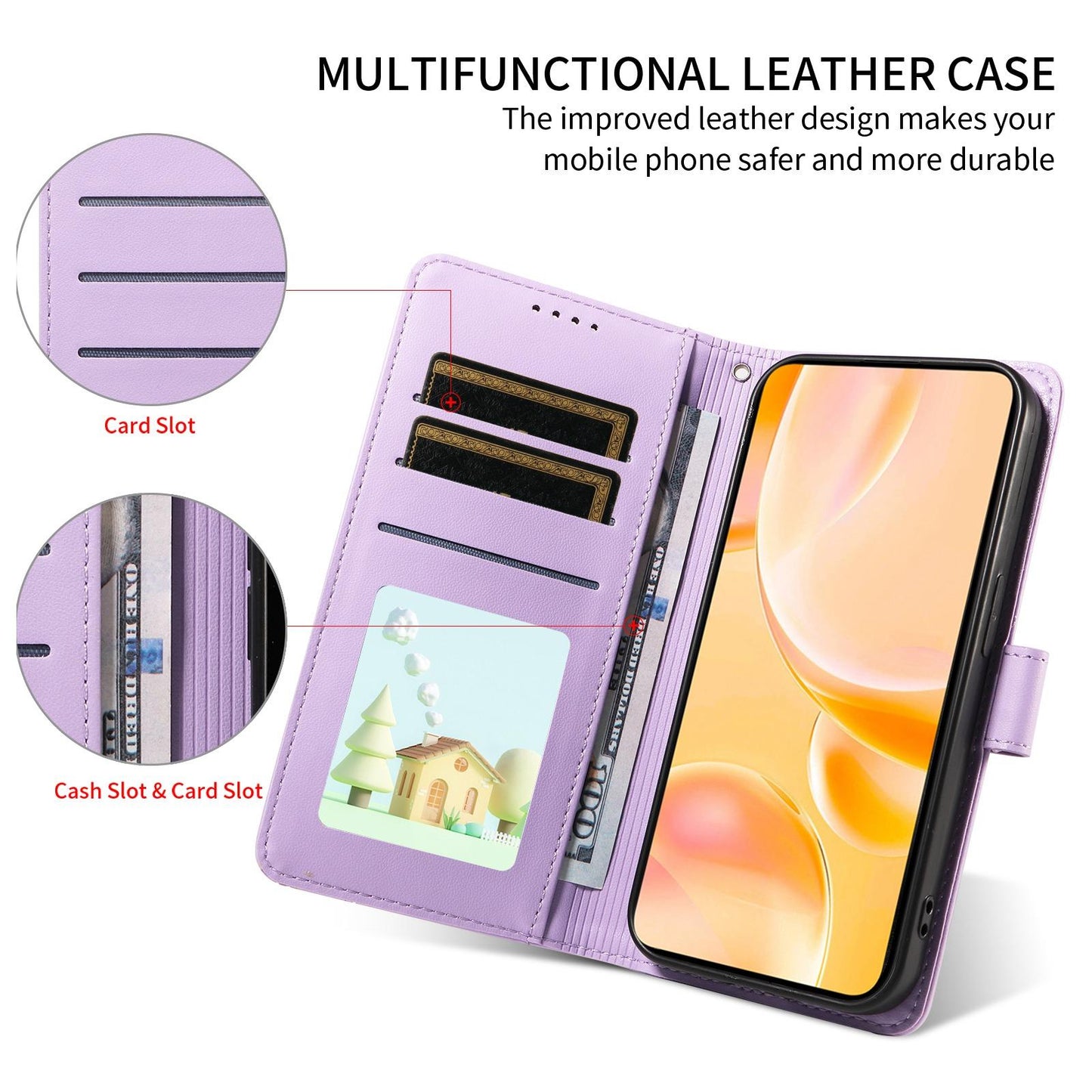 For Redmi K90 Pro Max / Poco F8 Ultra Embossed Heart Dog RFID Blocking Wallet Leather Phone Case(Purple)
