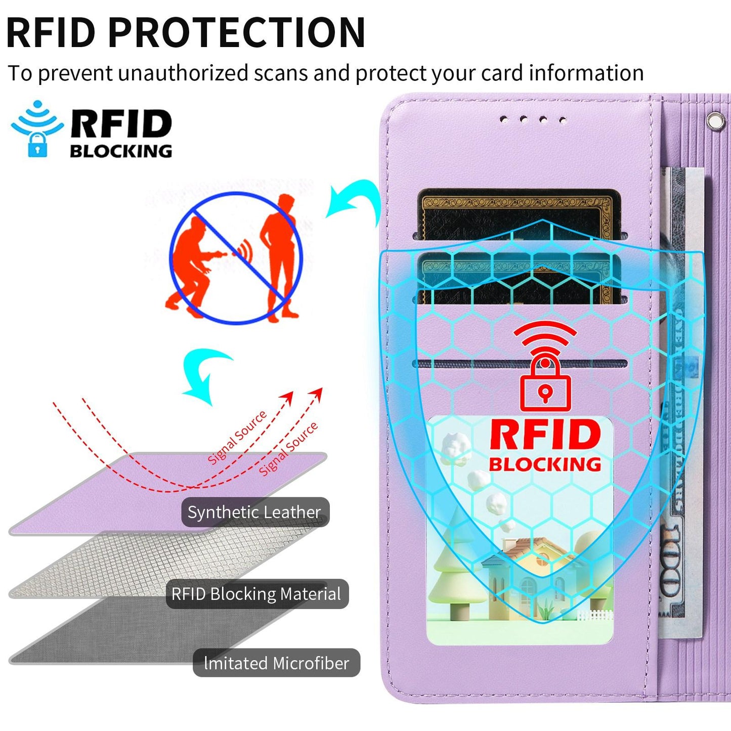 For Redmi K90 Pro Max / Poco F8 Ultra Embossed Heart Dog RFID Blocking Wallet Leather Phone Case(Purple)