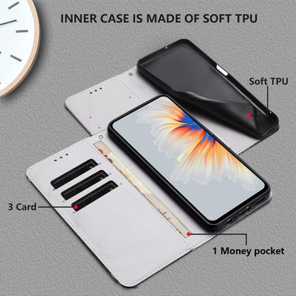 For Redmi K90 Pro Max / Poco F8 Ultra Color Drawing Pattern Leather Phone Case(Love Butterfly)