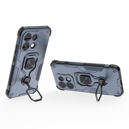 For OPPO Reno16 F 5G Metal Kickstand TPU Hybrid PC Phone Case - Blue - EDA008532904C