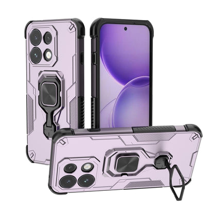 For OPPO Reno16 F 5G Metal Kickstand TPU Hybrid PC Phone Case - Purple - EDA008532904E