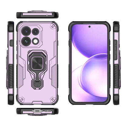 For OPPO Reno16 F 5G Metal Kickstand TPU Hybrid PC Phone Case - Purple - EDA008532904E