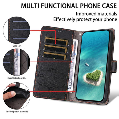 For Honor 600 Smart 5G Litchi Texture RFID Blocking 3-Card Wallet Leather Phone Case(Black)