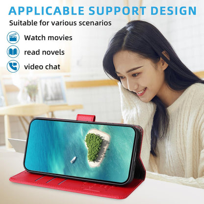 For Redmi K90 Pro Max / Poco F8 Ultra 5G Litchi Texture RFID Blocking 3-Card Wallet Leather Phone Case(Red)