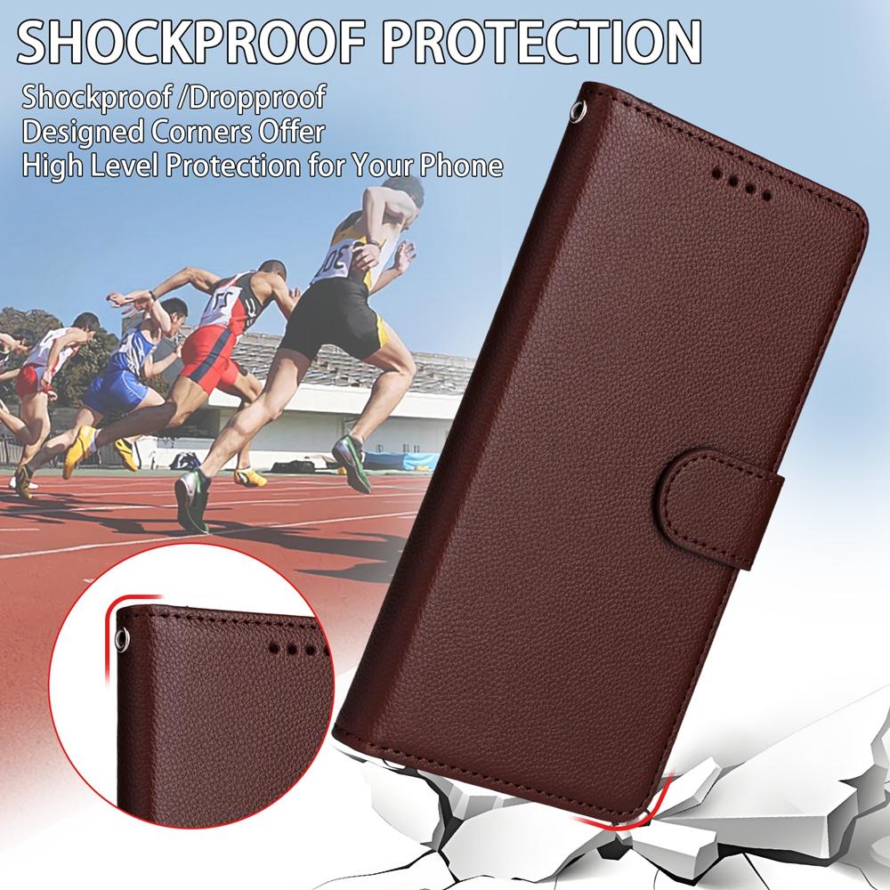 For Redmi Note 17 5G / 4G Global 171mm Litchi Texture RFID Blocking 3-Card Wallet Leather Phone Case(Brown)