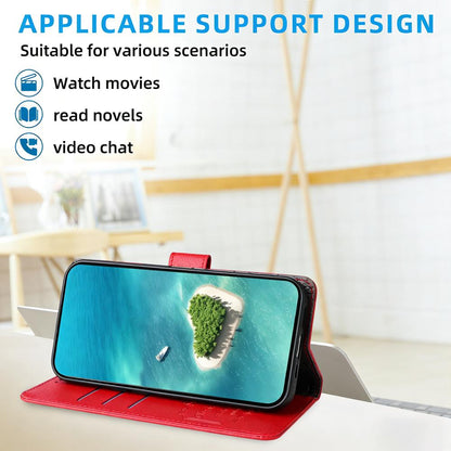 For Redmi Note 17 5G / 4G Global 171mm Litchi Texture RFID Blocking 3-Card Wallet Leather Phone Case(Red)