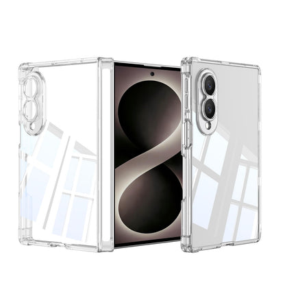 For Galaxy Z Fold8 5G GKK Magnetic Hinge Folding Airbag Full Cover Phone Case(Transparent)