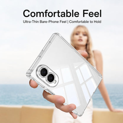 For Galaxy Z Fold8 5G GKK Magnetic Hinge Folding Airbag Full Cover Phone Case(Transparent)