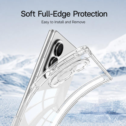 For Galaxy Z Fold8 5G GKK Magnetic Hinge Folding Airbag Full Cover Phone Case(Transparent)