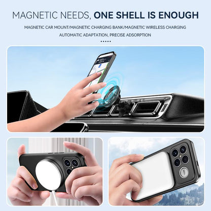 For Redmi K90 Pro Max / Poco F8 Ultra Spaceship MagSafe Folding Holder Phone Case(Black)