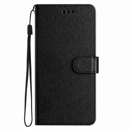 For Redmi K90 Pro Max / Poco F8 Ultra Silk Texture Horizontal Flip Leather Phone Case(Black)
