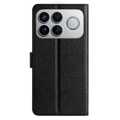 For Redmi K90 Pro Max / Poco F8 Ultra Silk Texture Horizontal Flip Leather Phone Case(Black)
