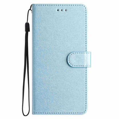 For Redmi K90 Pro Max / Poco F8 Ultra Silk Texture Horizontal Flip Leather Phone Case(Light Blue)