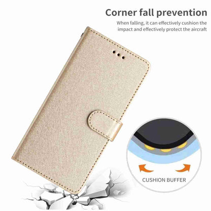 For Redmi K90 Pro Max / Poco F8 Ultra Silk Texture Horizontal Flip Leather Phone Case(Gold)