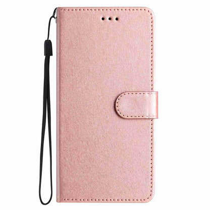 For Redmi K90 Pro Max / Poco F8 Ultra Silk Texture Horizontal Flip Leather Phone Case(Rose Gold)