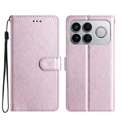 For Redmi K90 Pro Max / Poco F8 Ultra Silk Texture Horizontal Flip Leather Phone Case(Rose Pink)