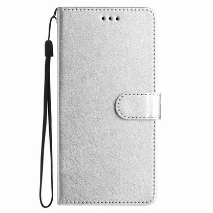 For Redmi K90 Pro Max / Poco F8 Ultra Silk Texture Horizontal Flip Leather Phone Case(Silver)