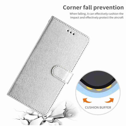 For Redmi K90 Pro Max / Poco F8 Ultra Silk Texture Horizontal Flip Leather Phone Case(Silver)