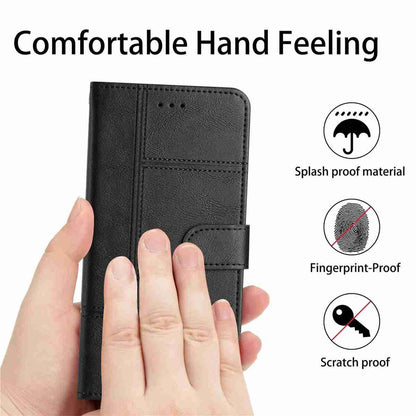 For Redmi K90 Pro Max / Poco F8 Ultra Cowhide Texture Stitching Leather Phone Case(Black)