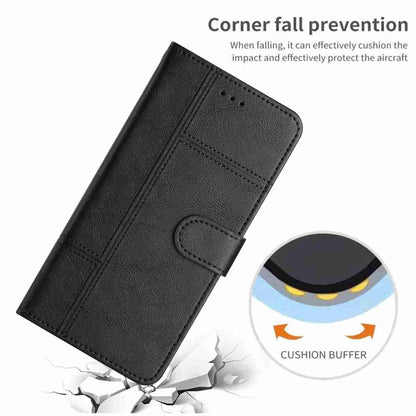 For Redmi K90 Pro Max / Poco F8 Ultra Cowhide Texture Stitching Leather Phone Case(Black)