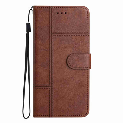 For Redmi K90 Pro Max / Poco F8 Ultra Cowhide Texture Stitching Leather Phone Case(Coffee)