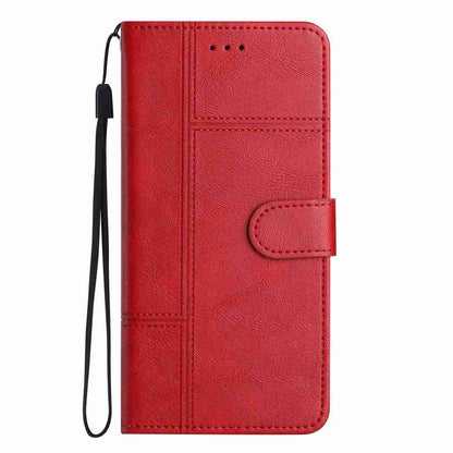 For Redmi K90 Pro Max / Poco F8 Ultra Cowhide Texture Stitching Leather Phone Case(Red)