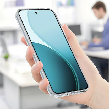 For OPPO Reno14 5G Global / Reno14 F 5G MagSafe Clear Acrylic PC Hybrid TPU Phone Case - Transparent - EDA008575802A