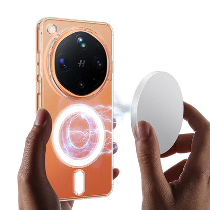 For OPPO Find X8 Ultra 5G MagSafe Clear Acrylic PC Hybrid TPU Phone Case - Transparent - EDA008575805A