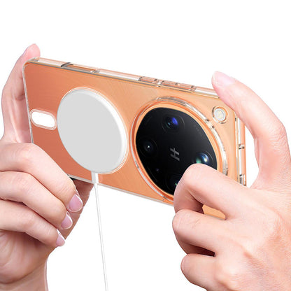 For OPPO Find X8 Ultra 5G MagSafe Clear Acrylic PC Hybrid TPU Phone Case - Transparent - EDA008575805A