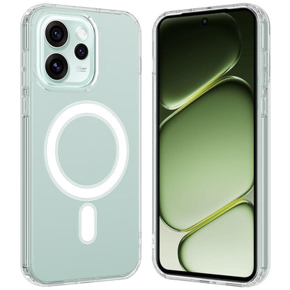 For OPPO Reno15 Pro Max 5G Global MagSafe Clear Acrylic PC Hybrid TPU Phone Case - Transparent - EDA008575808A