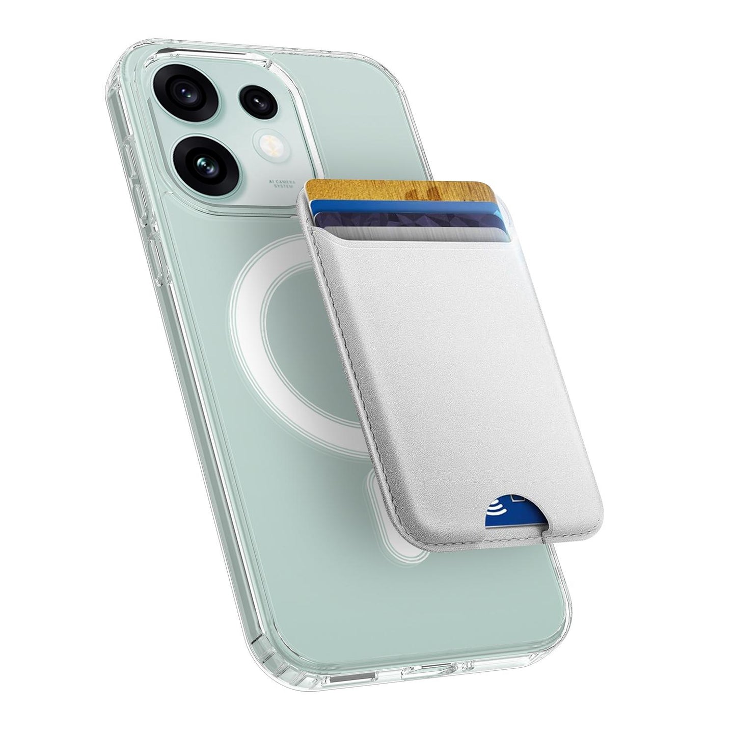 For OPPO Reno16 F/ Reno16 FS / Reno16c 5G MagSafe Clear Acrylic PC Hybrid TPU Phone Case(Transparent)