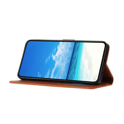 For Redmi K90 Pro Max/Poco F8 Ultra Rose Flower Embossing Pattern Leather Phone Case(Brown)
