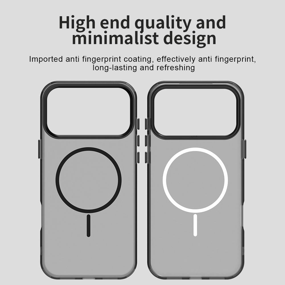 For iPhone 18 Pro Max Candy Fine Circle Magsafe PC Hybrid TPU Phone Case - Black - EDA008658619C