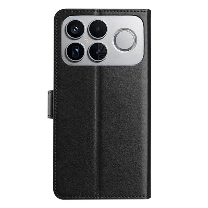 For Redmi K90 Pro Max / Poco F8 Ultra Lambskin 8-card Slot Leather Phone Case(Black)