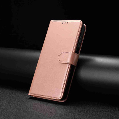 For Redmi K90 Pro Max / Poco F8 Ultra Lambskin 8-card Slot Leather Phone Case(Rose Gold)