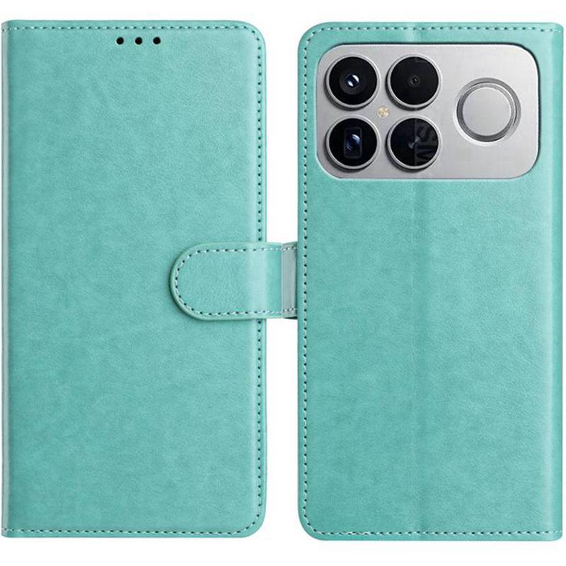 For Redmi K90 Pro Max / Poco F8 Ultra Lambskin 8-card Slot Leather Phone Case(Green)