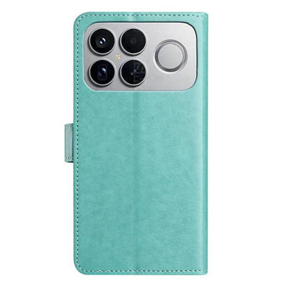 For Redmi K90 Pro Max / Poco F8 Ultra Lambskin 8-card Slot Leather Phone Case(Green)