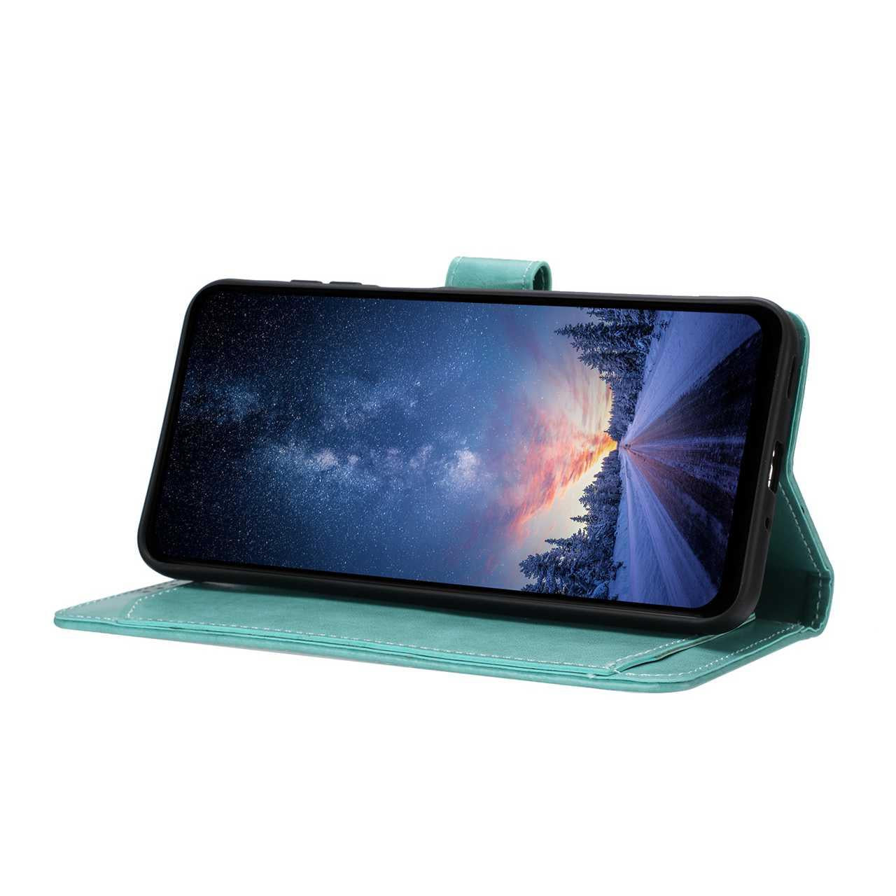 For Redmi K90 Pro Max / Poco F8 Ultra Lambskin 8-card Slot Leather Phone Case(Green)