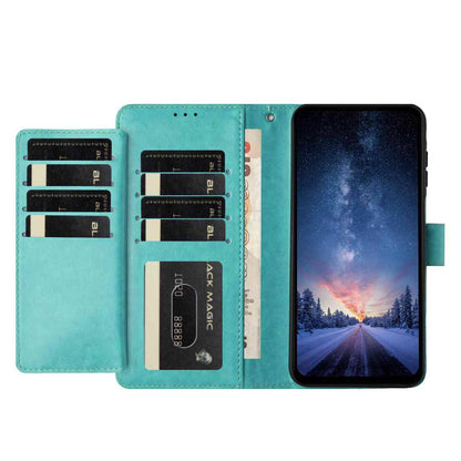 For Redmi K90 Pro Max / Poco F8 Ultra Lambskin 8-card Slot Leather Phone Case(Green)