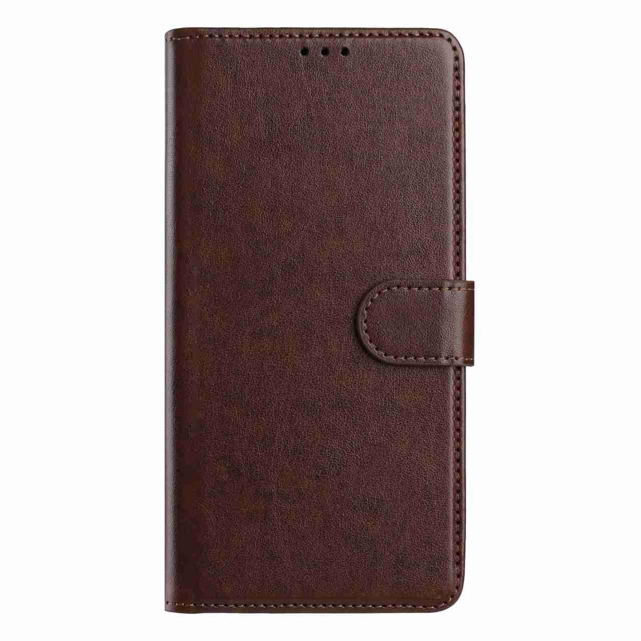 For Redmi K90 Pro Max / Poco F8 Ultra Lambskin 8-card Slot Leather Phone Case(Brown)