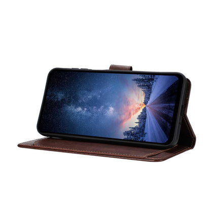 For Redmi K90 Pro Max / Poco F8 Ultra Lambskin 8-card Slot Leather Phone Case(Brown)