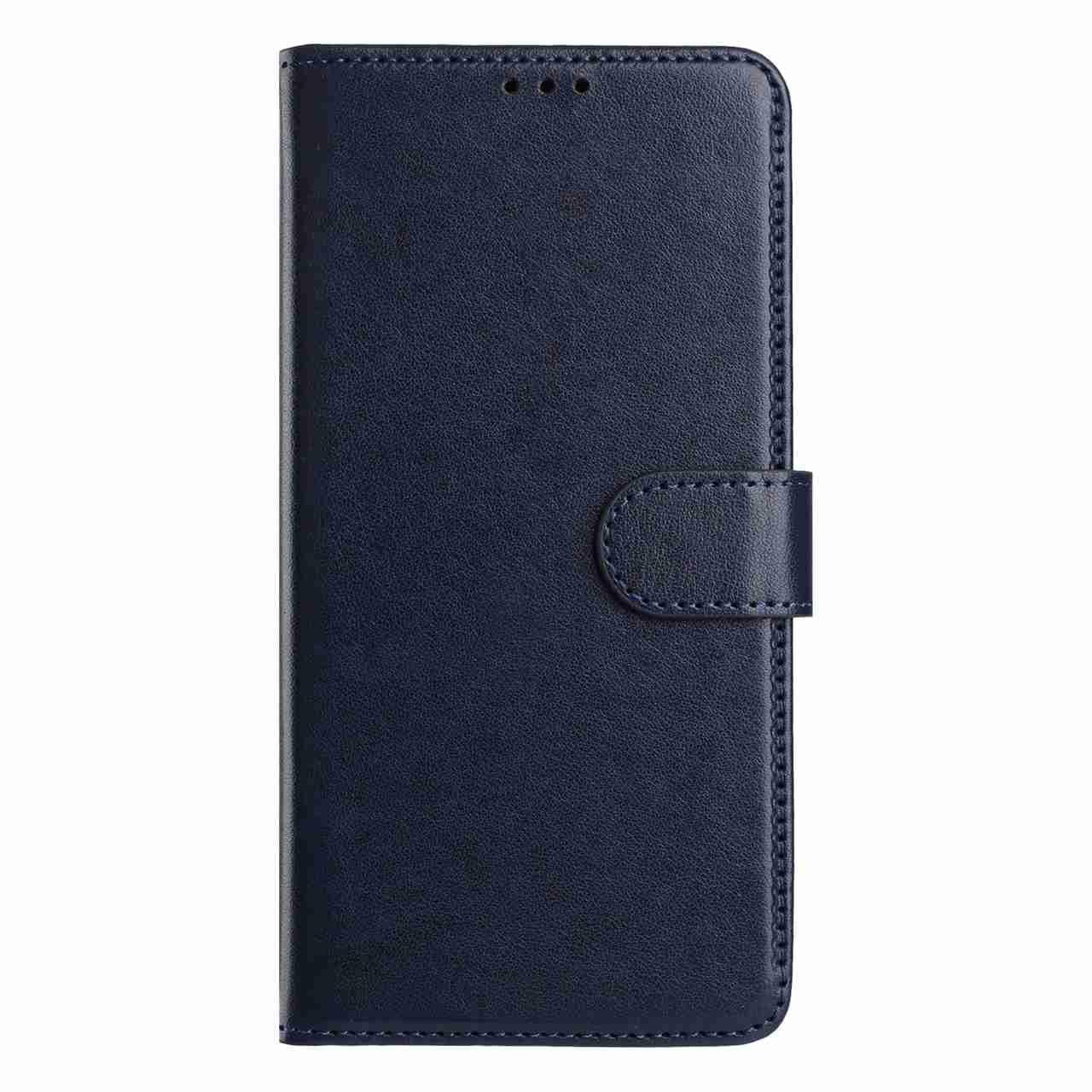 For Redmi K90 Pro Max / Poco F8 Ultra Lambskin 8-card Slot Leather Phone Case(Dark Blue)