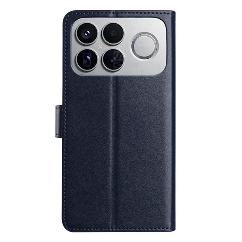 For Redmi K90 Pro Max / Poco F8 Ultra Lambskin 8-card Slot Leather Phone Case(Dark Blue)
