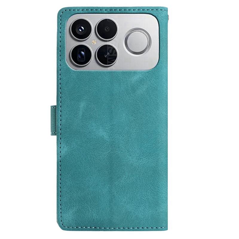 For Redmi K90 Pro Max / Poco F8 Ultra Secret Garden Butterfly Pattern Leather Phone Case(Green)