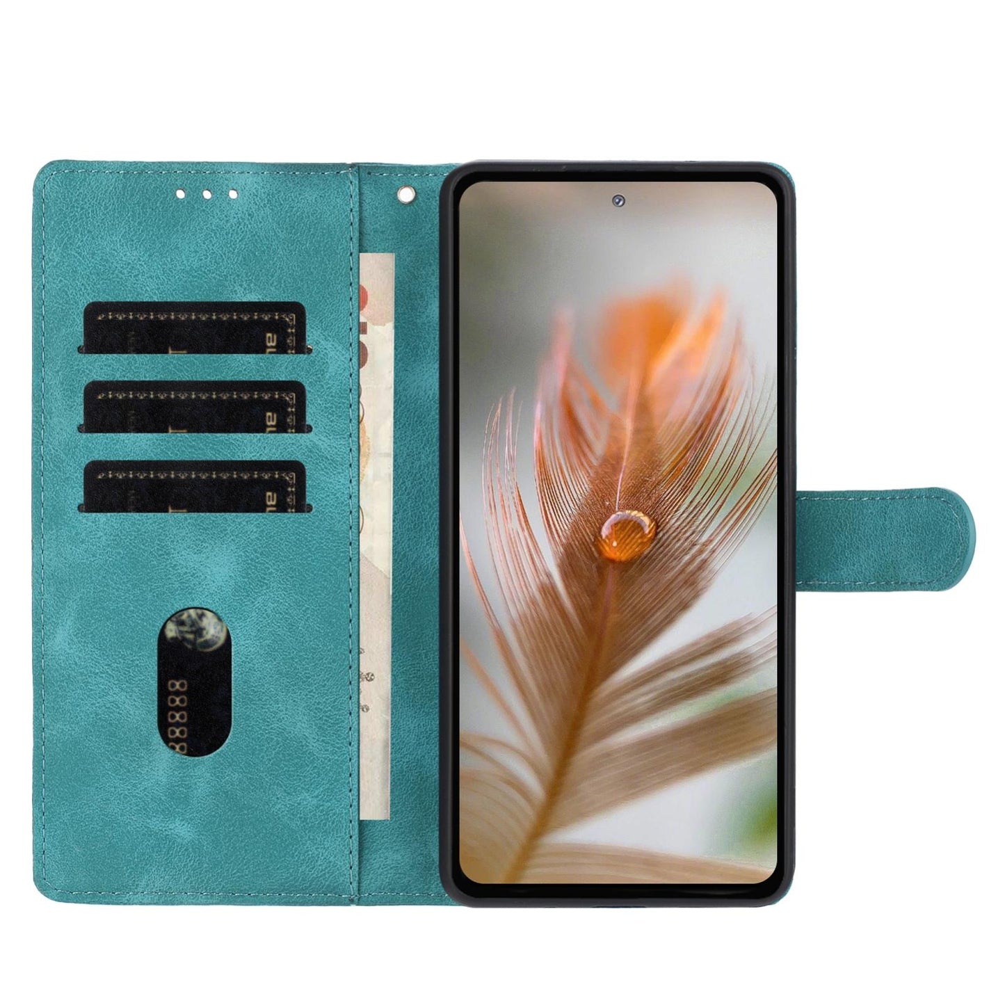 For Redmi K90 Pro Max / Poco F8 Ultra Secret Garden Butterfly Pattern Leather Phone Case(Green)