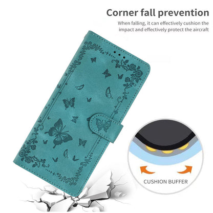 For Redmi K90 Pro Max / Poco F8 Ultra Secret Garden Butterfly Pattern Leather Phone Case(Green)
