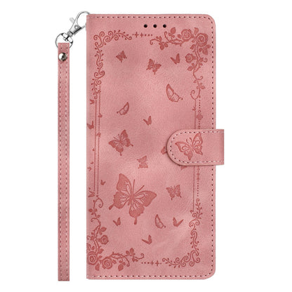 For Redmi K90 Pro Max / Poco F8 Ultra Secret Garden Butterfly Pattern Leather Phone Case(Pink)