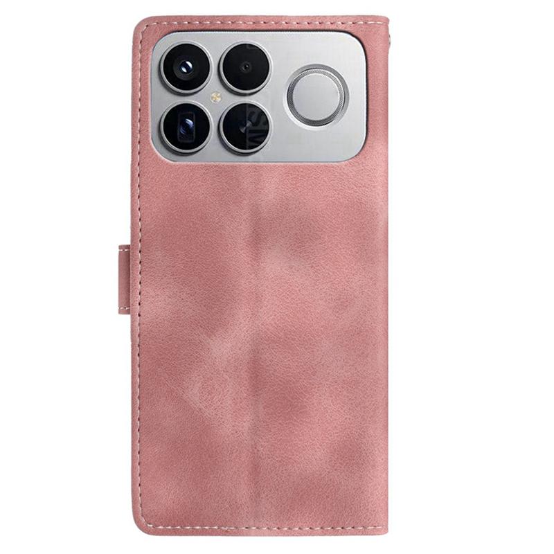 For Redmi K90 Pro Max / Poco F8 Ultra Secret Garden Butterfly Pattern Leather Phone Case(Pink)