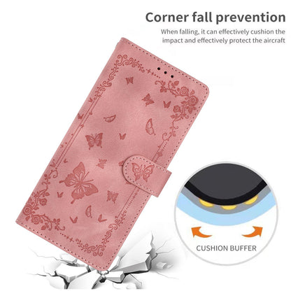For Redmi K90 Pro Max / Poco F8 Ultra Secret Garden Butterfly Pattern Leather Phone Case(Pink)